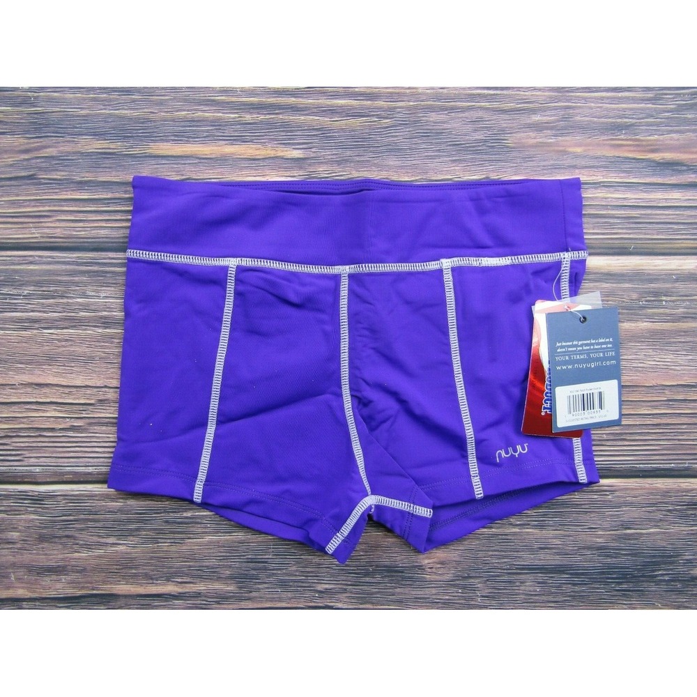 NUYU NEW Womens Size Medium Kansas State University KSU Wildcats Tight Shorts